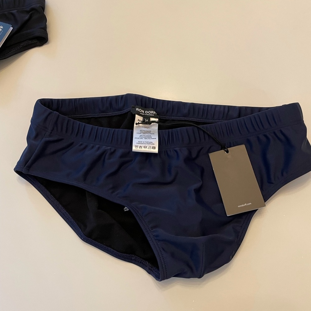 Ron Dorff Swim Briefs Size Medium NAVY